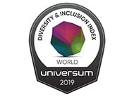 Universum Top 50 Employer for Diversity & Inclusion 2019